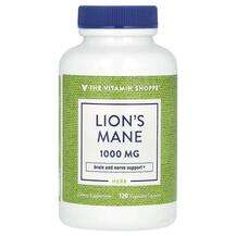 The Vitamin Shoppe, Грибы Львиная грива, Lion's Mane 1000 mg, ...