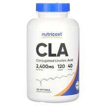 Лінолева кислота CLA 2400 mg Nutricost 120 капсул