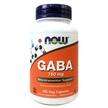 Фото товара Now, ГАМК 750 мг, GABA 750 mg, 100 капсул