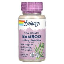 Бамбук 600 мг Bamboo Vital Extract 600 mg Solaray