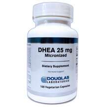 Douglas Laboratories, DHEA 25 mg Micronized, 100 Vegetarian Ca...