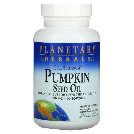 Full Spectrum Pumpkin Seed Oil 1000 mg, Гарбузова олія, 90 капсул