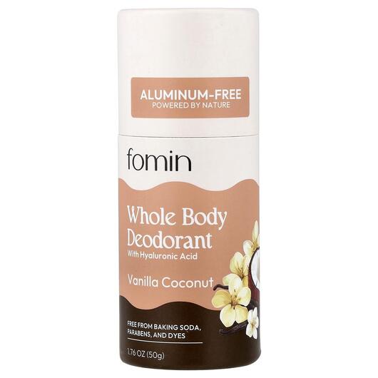 Основне фото товара Whole Body Deodorant Aluminum-Free Vanilla Coconut, Дезодорант, 5