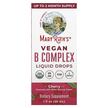 Фото товара B-комплекс, Vegan B Complex Liquid Drops Cherry, 30 мл