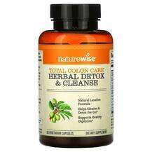 Naturewise, Total Colon Care Herbal Detox & Cleanse, Підтр...