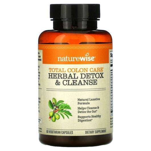 Основне фото товара Naturewise, Total Colon Care Herbal Detox & Cleanse, Підтр...