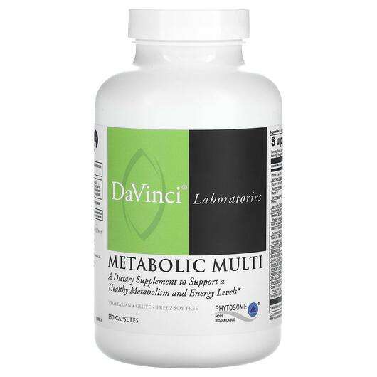 Основне фото товара DaVinci Laboratories, Metabolic Multi, Підтримка метаболізму ж...