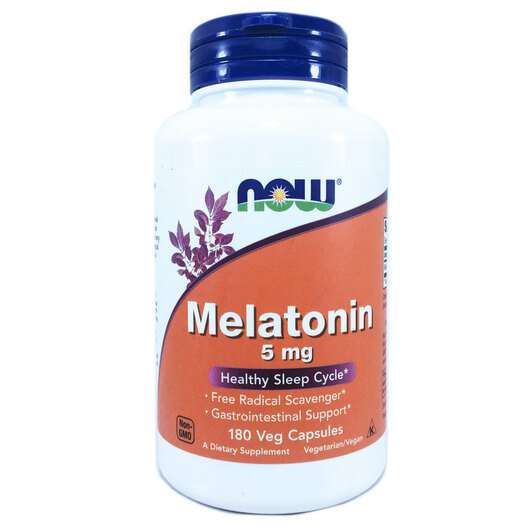 Melatonin 5 mg, Мелатонін 5 мг, 180 капсул