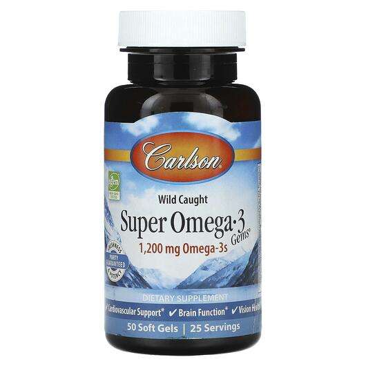 Фото товару Wild Caught Super Omega-3 Gems 600 mg