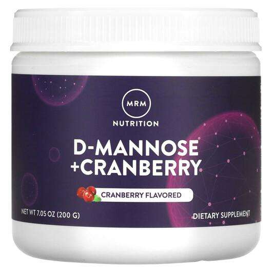 D-Mannose + Cranberry Cranberry, D-Маноза та Клюква, 200 г