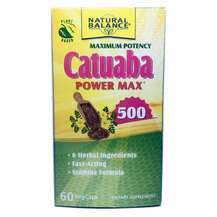 Natural Balance, Catuaba Power Max, Катуаба 500 мг, 60 капсул