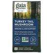Фото товару Gaia Herbs, Turkey Tail Mushroom, Гриб Хвіст Індички 400 мг, 4...