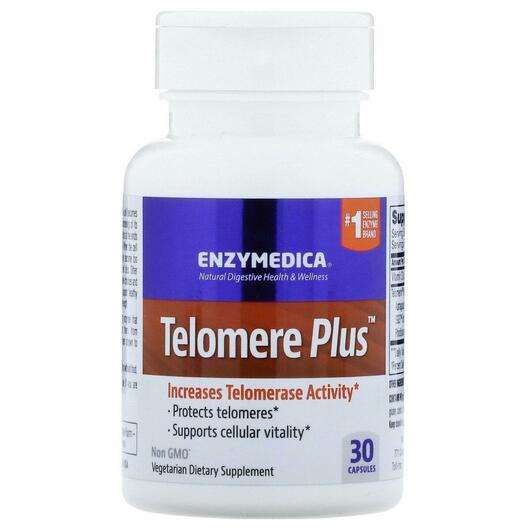 Основне фото товара Enzymedica, Telomere Plus, Підтримка клітин, 30 капсул
