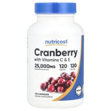 Cranberry with Vitamins C & E Клюква Nutricost