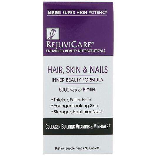 Hair Skin & Nails Inner Beauty Formula, Вітаміни для волосся шкіри та нігтів, 30 Caplets
