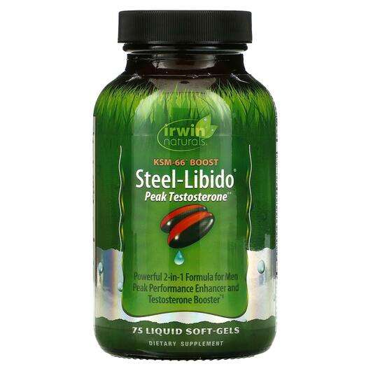 Основне фото товара Irwin Naturals, Steel-Libido Peak Testosterone, Тестостеронові...