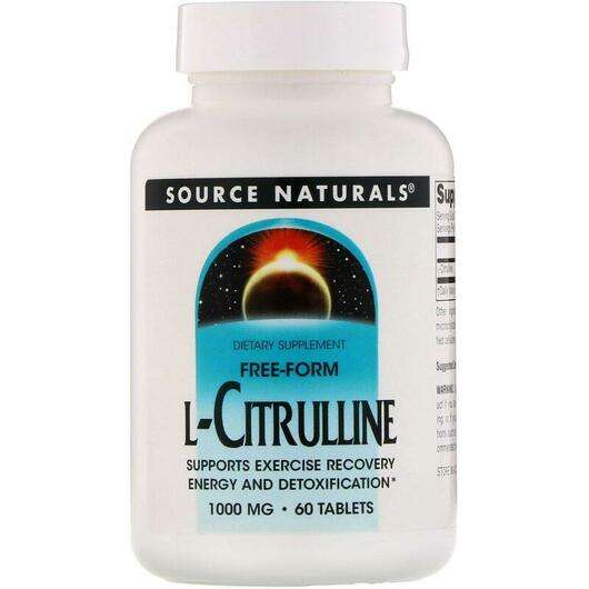 L-Citrulline 1000 mg 60, L-Цитруллин 1000 мг, 60 таблеток
