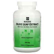 Seagate, Olive Leaf Extract 450 mg, Оливкове листя, 250 капсул