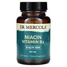 Dr. Mercola, Ниацин, Niacin Vitamin B3 50 mg, 270 таблеток