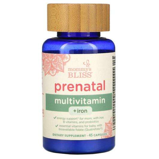 Основне фото товара Mommy's Bliss, Prenatal Multivitamin + Iron, Мультивітаміни, 4...