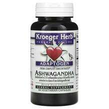 Kroeger Herb, Ashwagandha, Ашваганда, 60 капсул