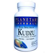 Planetary Herbals, Full Spectrum Kudzu, Кудзу 750 мг, 120 капсул