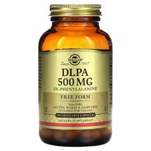 DL фенілаланін 500 мг DLPA 500 mg Solgar 100 капсул