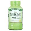Фото товара Triple Omega 3-6-9 Fish Flax Borage 3600 mg, Омега 3 6 9, 60 капс