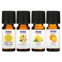 Ефірна олія Pure Essential Oil Kit 4 Bottles NOW