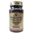 Solgar, Chelated Manganese 8 mg, Марганець 8 мг, 100 таблеток