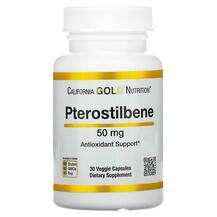 California Gold Nutrition, Птеростильбен 50 мг, Pterostilbene ...