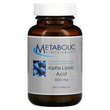 Metabolic Maintenance, Alpha Lipoic Acid 300 mg, Альфа ліпоєва...