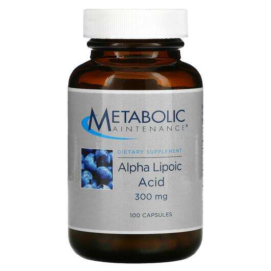 Основное фото товара Metabolic Maintenance, Альфа липоевая 300 мл, Alpha Lipoic Aci...
