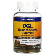 Enzymedica, DGL Stomach Soothe Gummies German Chocolate, 74 Ve...