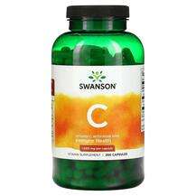 Swanson, Vitamin C with Rose Hips, Вітамін С 1000 мг, 250 капсул