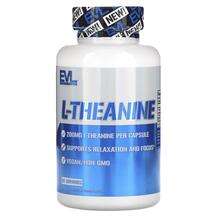 EVLution Nutrition, L-Theanine 200 mg, L-Теанін, 60 капсул