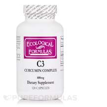 Ecological Formulas, C3 Curcumin Complex 400 mg, Куркумін, 120...