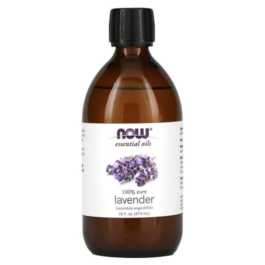 Основне фото товара NOW Foods, Pure Essential Oil Lavender, Ефірна олія, 473 мл
