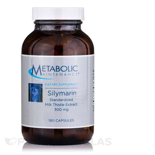 Основне фото товара Silymarin Standardized Milk Thistle Extract 300 mg, Розторопша...