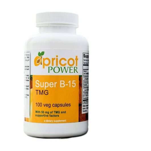 Основное фото товара Apricot Power, Витамин B15, Super B15 TMG, 100 капсул