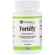 InterPlexus, Fortefy 20 Billion CFU's, Фортефий 20 млрд КОЕ, 4...