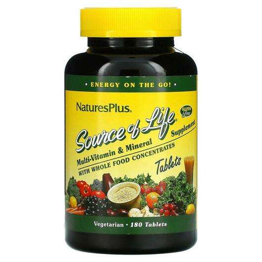 Основне фото товара Source of Life Multi-Vitamin & Mineral Supplement, Мультив...