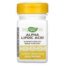 Nature's Way, Alpha Lipoic Acid 600 mg, Альфа-ліпоєва кислота,...