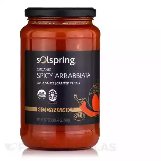 Фото товару Solspring Biodynamic Organic Spicy Arrabbiata Italian Pasta Sauce