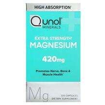 Qunol, Magnesium Extra Strength 210 mg, Магній, 120 капсул