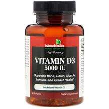 Future Biotics, Витамин D3 5000 МЕ, Vitamin D3 5000 IU 90, 90 ...