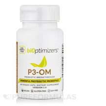 BiOptimizers, P3-OM, Пробіотики, 60 капсул