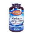 Carlson, Maximum Omega 2000, Риб'ячий жир Омега-3 2000 мг, 90 ...