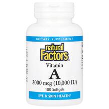 Вітамін А Ретінол Vitamin A 10000 IU Natural Factors