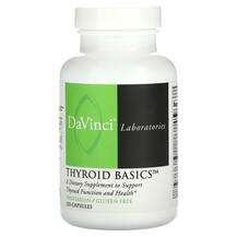 DaVinci Laboratories, Поддержка щитовидной, Thyroid Basics, 12...